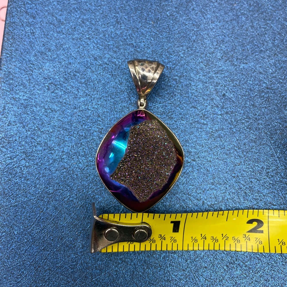 Source Unknown Vibrant Multicolor Necklace With S… - image 5